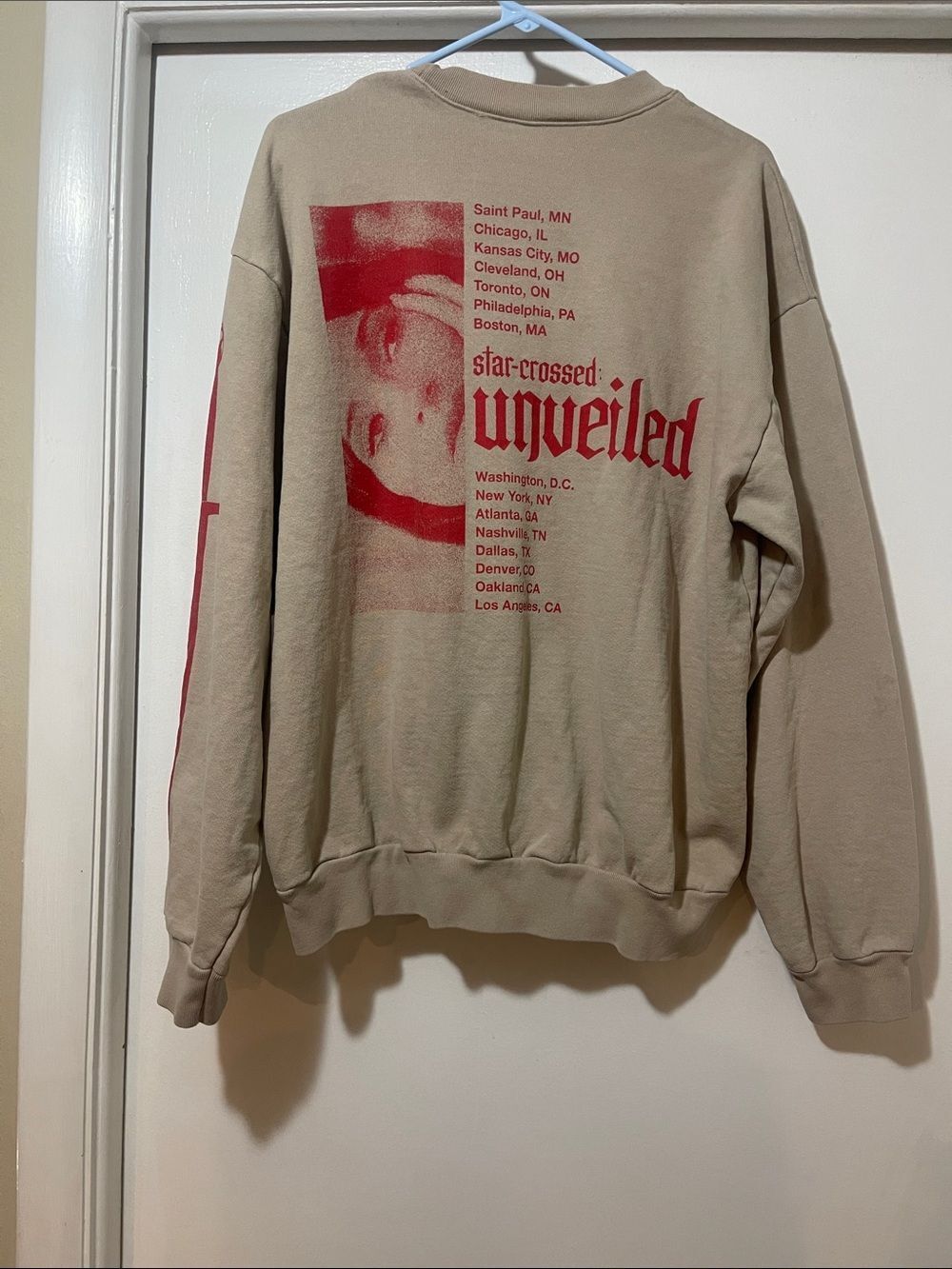 Lacey musgraves tour sweatshirt, star crossed, unveiled large